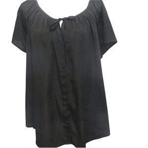 Old Navy Black Button Down Top